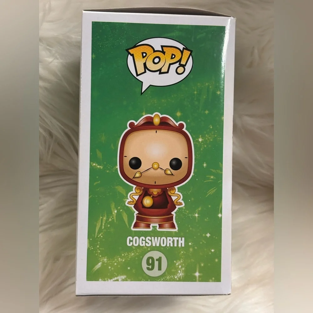 FUNKO POP DISNEY BEAUTY AND THE BEAST COGWORTH 91 Vinyl Figure